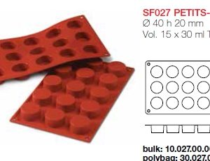 SF027 PETITS-FOURS พิมพ์ซิลิโคน สำหรับทำเบเกอรี่, ไอศกรีม, ขนมหวาน (สินค้าหมด) - Image 3