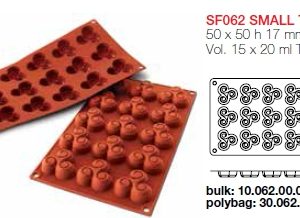 SF062 SMALL TRISKELL พิมพ์ซิลิโคน สำหรับทำเบเกอรี่, ไอศกรีม, ขนมหวาน - Image 3